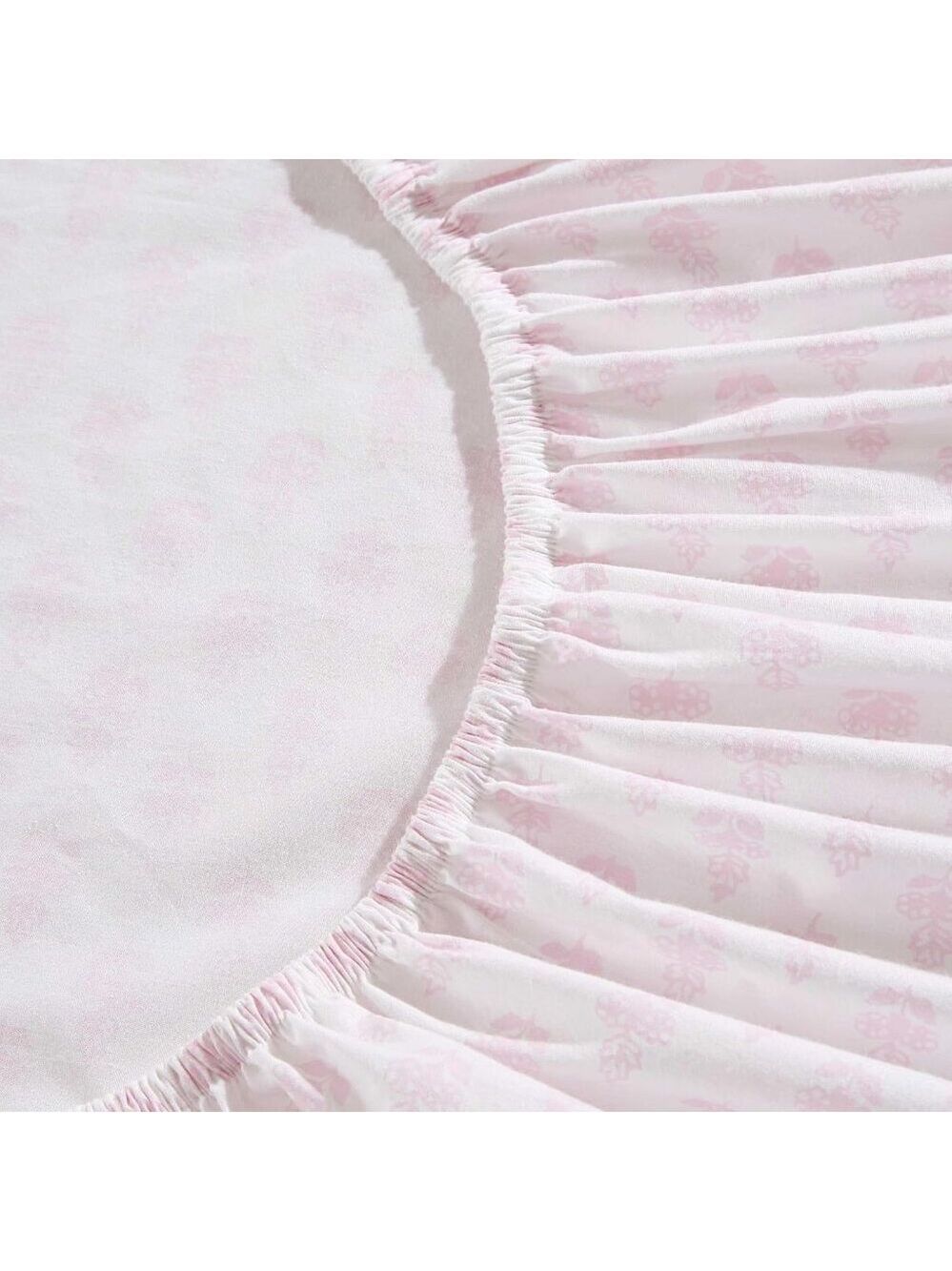 Laura Ashley Francesca Cotton Sheet Set Twin NWT Pink - Picture 6 of 11